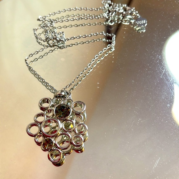 Tina Turk Floral Silver Pendant - Picture 1 of 10